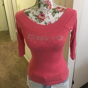Pink Bebe half sleeve